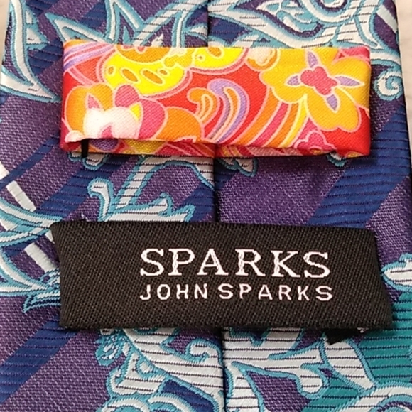 3/$15 John Sparks Neck Tie and Pocket Square - Picture 5 of 8